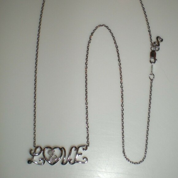 Jane Seymour Open Hearts LOVE Necklace - Picture 2 of 5